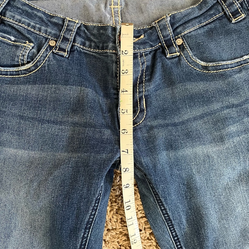 Rock & Roll Denim Women's Boot Cut Jeans in Medium Blue - Picture 3 of 8